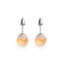 Champagne Supernova | Argent sterling .925 | Boucles d'Oreilles Verre Galaxie